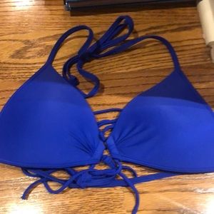 Lace up bikini top